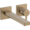 Hansgrohe Tecturis Mitigeur lavabo encastré - mitigeur - monocommande - bec 22.5 cm - bronze brossé SW918478