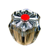 De Beer kraanknop transparant rood 1870002