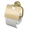 Haceka Kosmos Porte-papier toilette avec couvercle Or brossé SW728297