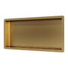 Brauer Gold Edition Niche de salle de bains encastrable 30x60x7.5cm inox avec cadre laiton Or brossé SW547660
