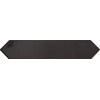 ÉCHANTILLON Terravito Ulvara carreau mural - 6.5x33.2cm - 8mm - Hexagone - Anthracite brillant SW736320
