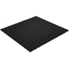 La Mosaic Factory Paris carreau mosaïque - 30x30cm - carrelage mural et de sol - Rectangulaire - Porcelaine Noir Mat SW62302