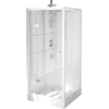 GO by Van Marcke Khone V Cabine de douche complète fermée 90x90cm carrée 1 porte pivotante SW637101