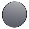 Saniclass Silhouette Miroir rond 70cm noir aluminium SW383208