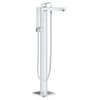 Grohe Eurocube Freestander badkraan met omstel met douchehouder met handdouche en doucheslang 125cm chroom SW108050 Grohe Eurocube Freestander badkraan met omstel met douchehouder met handdouche en doucheslang 125cm chroom SW108050