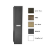 Sanicare Q2 - Q3 - Q8 kolomkast 33.5x32x160cm 1 deur Geintegreerde greep met softclose Antraciet SW279523 Sanicare Q2 - Q3 - Q8 kolomkast 33.5x32x160cm 1 deur Geintegreerde greep met softclose Antraciet SW279523