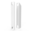 Stelrad jeu de panneaux latéraux pour radiateur type 11 x6,3cm acier blanc brillant SW202190