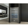 Wiesbaden Maki Porte de niche pliante gauche 900 x 2000 x 8 mm verre clair nano chrome SW95430