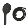 Grohe Vitalio Joy Handdoucheset - rond - 3 straalsoorten - silverflex doucheslang - 175cm - matte black (mat zwart) SW1565492
