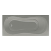 Xenz Curaçao ligbad 175x80x44cm met poten zonder afvoer Acryl Cement Mat SW103010 Xenz Curaçao ligbad 175x80x44cm met poten zonder afvoer Acryl Cement Mat SW103010