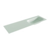 Mondiaz BIG small Greey solid surface inbouw wastafel 150cm rechts SW423433 Mondiaz BIG small Greey solid surface inbouw wastafel 150cm rechts SW423433