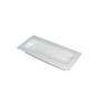 Ink faktor lavabo 100x1.5x45cm 2 trous pour robinet 1 évier polystone blanc brillant SW207261