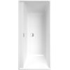 Villeroy & Boch Collaro bad rechthoek - 160x75cm - met badwaste - Stone White (mat wit) SW354252