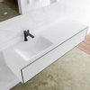 MONDIAZ LAGOM 140cm badmeubel solid surface urban 1 lade Wastafel cloud links 1 kraangat SW409162 MONDIAZ LAGOM 140cm badmeubel solid surface urban 1 lade Wastafel cloud links 1 kraangat SW409162