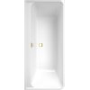 Villeroy & Boch Collaro kunststof inbouw duobad acryl wandmodel, hoekuitvoering rechts 180x80x47cm champagne/wit alpine SW354251 Villeroy & Boch Collaro kunststof inbouw duobad acryl wandmodel, hoekuitvoering rechts 180x80x47cm champagne/wit alpine SW354251