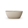 Zeza Element Baignoire îlot- 145x71x60cm - solid surface - beige SW1208796