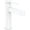 Hansgrohe Finoris 1 greeps wastafelkraan - 110 met afvoerplug - mat wit SW651191