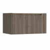 H&R Badmeubelen Juice Meuble sous vasque - 80x45x40cm - coin droit arrondi - 1 tiroir - poignée intégrée - Tucson oak SW1205662