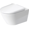 Duravit D-neo Wandtoilet - zonder zitting - 37x54x40cm - rimless - diepspoel - hygieneglaze - wit hoogglans SW640499