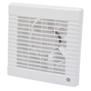 Sanivesk Standard ventilateur - Ø150 Sur interrupteur (lumière) - Carré - Blanc SW1212656