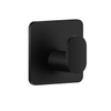 Smedbo Beslagboden Cube Handdoekhouder - 3x3x2cm - zelfklevend - RVS Mat Zwart SW976061