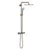 Grohe Euphoria XXL douchesysteem met douchekraan thermostatisch met Rainshower Cosmo 310 hoofddouche en handdouche brushed hard graphite SW98857 Grohe Euphoria XXL douchesysteem met douchekraan thermostatisch met Rainshower Cosmo 310 hoofddouche en handdouche brushed hard graphite SW98857