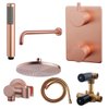 Adema Shower inbouwdoucheset 20cm hoofddouche met wandbevestiging compleet geborsteld koper SW519676 Adema Shower inbouwdoucheset 20cm hoofddouche met wandbevestiging compleet geborsteld koper SW519676