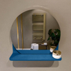 Mondiaz SPOT miroir – Ø 40 cm – avec tablette – Jeans (bleu) SW1235542