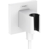 Hansgrohe Fixfit e - handdouchehouder - inclusief muuraansluitbocht - mat wit SW773902