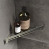 Hotbath Archie Design douchehoekkorf - mat RVS SW230390