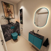 MONDIAZ TURE-DLUX Meuble toilette - 60cm - Smag - EDEN - vasque Lava - position droite - sans trou de robinet SW1104031