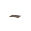 INK Topdeck Plan vasque - 60x45x2cm - pour meuble bas - MDF laqué taupe mat SW68698