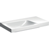 Geberit Xeno2 wastafel - 90x48cm - zonder kraangat - zonder overloop KeraTect - wit SW417539