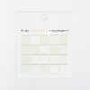 SAMPLE The Mosaic Factory Amsterdam carreau mosaïque 2x2x0.4cm pour mur et sol pour intérieur et extérieur carré Verre Blanc Mix SW861864