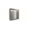 FugaFlow Eccelente Acces niche encastrée - 30x30x7cm - éclairage LED - inox brossé SW1580379