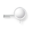 Zack Linea make-upspiegel – rond – 38x26,3 cm – LED-verlichting – 5x vergrotend, dimbaar – RVS geborsteld SW1159374