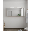 MONDIAZ CUBB spiegelkast 150x70x16cm kleur linen met 3 deuren SW410891 MONDIAZ CUBB spiegelkast 150x70x16cm kleur linen met 3 deuren SW410891