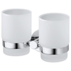 Haceka Kosmos Porte-gobelet double - verre - chrome SW653953