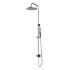 Hotbath Cobber ensemble de douche, douche de tête 30cm et flexible de douche 1,5mtr avec douchette à main nickel brossé SW440687
