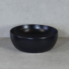HR Badmeubelen Circle vasque à poser céramique ronde 40x40x14cm noir mat SW405131