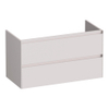 BRAUER Inspire meuble sous-lavabo 100 2 tiroirs softclose - sans poignée - 1 découpe pour siphon - sable mat SW1200542