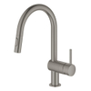 Grohe Minta Keukenkraan - hoog - draaibare/uittrekbare c uitloop - 2 straalsoorten - brushed hard graphite (antraciet) SW354662