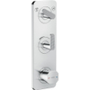 Hansgrohe Axor Citterio C afbouwdeel v. inbouw douchekraan thermostatisch m. plaat v. 2 functiesen cubic cutchroom SW1152093