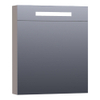 Saniclass Double Face Armoire de toilette 60x70cm éclairage intégré rectangulaire 2 portes pivotantes Taupe SW24953 Saniclass Double Face Armoire de toilette 60x70cm éclairage intégré rectangulaire 2 portes pivotantes Taupe SW24953