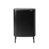 Brabantia Bo Touch Bin Hi Afvalemmer - 2x30 liter - 2 kunststof binnenemmers - matt black SW1117306