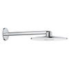 GROHE Rainshower Smartactive 310 Hoofddouche - 31cm - 2 straalsoorten - wandarm 43cm - moon white/chroom SW108078