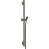 Hansgrohe Unica Glijstang S puro - 65 cm - met doucheslang - geborsteld zwart chroom SW295825