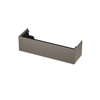 INK Wastafelonderkast - 140x45x37.6cm - 1 lade - push to open - met recht opdekfront - MDF lak - Mat taupe SW439236