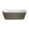 Xenz Charley duobad 180x79x58.5 Bicolor wit/klei incl. 7006 badafvoer/vulcombinatie inox SW380350 Xenz Charley duobad 180x79x58.5 Bicolor wit/klei incl. 7006 badafvoer/vulcombinatie inox SW380350