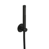Hotbath Ace Handdoucheset - staafhanddouche - wandsteun - 150cm - doucheslang - PVD - zwart geborsteld SW1118008